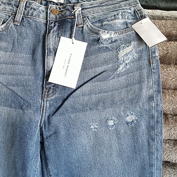 FLYING MONKEY Distressed Jeans - Picture 8 of 12